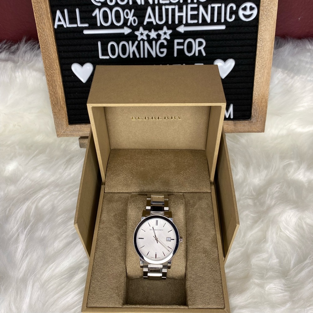 ‼️SOLD‼️Burrberry The City BU9000 Men's stainless Watch 38 mm